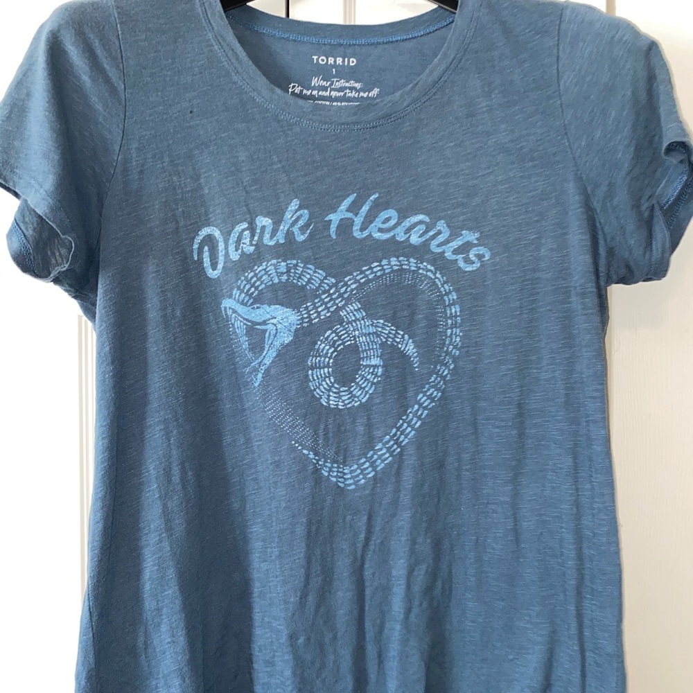 Blue graphic tee
